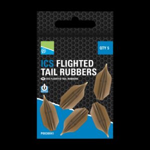 Preston Ics Flighted Tail Rubbers